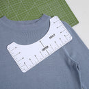 T Shirt Design Guide Ruler with Size Chart Sewing Alignment Tool (12.7cm)