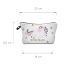 Multiple Horse Women Storage Bag Polyester Floral Print Cosmetic Bag (50946