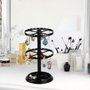 Rotating Organizer Plastic Jewelry Display Stand Rack Jewelry Dish Storage Shelf
