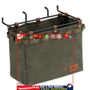 Camping Table Side Storage Bag Multifunction Canvas Bag with Hook (Green) Newly