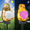 Solar Powered Garden LED Lights Hedgehog Animal Lawn Waterproof Ornament E0O1