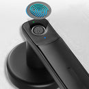 Fingerprint Door Lock Handle Smart Biometric Entry with 2 Keys (Black) Newly