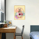 5D Diamond Kit DIY Flower Basket Rabbit Full Round Diamond Mosaic