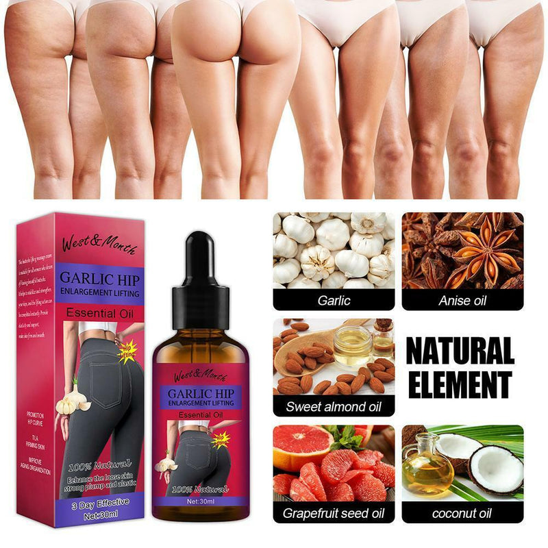 Hip Lifting Buttocks Enhancement Massage Oil Essential Oil Sexy Lady Hip Lift Up