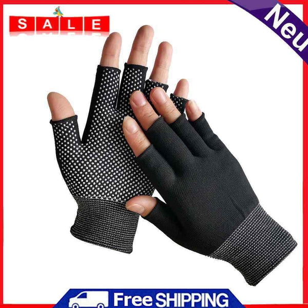 10pcs Fingerless Outdoor Bicycle Anti-skid Half Finger Fishing Gloves