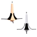 Foldable Trumpet Tripod Holder Stand Brass Leg Instrument Accessory (White)