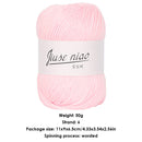 50g/roll 6-strand Cotton Yarn for Crochet Knitting DIY Thread Material (02)