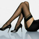 Sexy Ladies Lace Top Thigh High Silk Stocking Hold-Up Up Up U7L4 Stay Pull I8X4