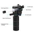 Aquarium Filter 3 in 1 Submersible Fish Tank Silent Aeration Pump (RS602) Newly
