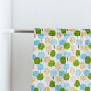 Short Curtain Shading Curtains Home Decor for Window Screen (Blue Tree)