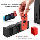 4-Port Joy-Con Controller USB Charging Dock for Switch Gamepad Charger Station