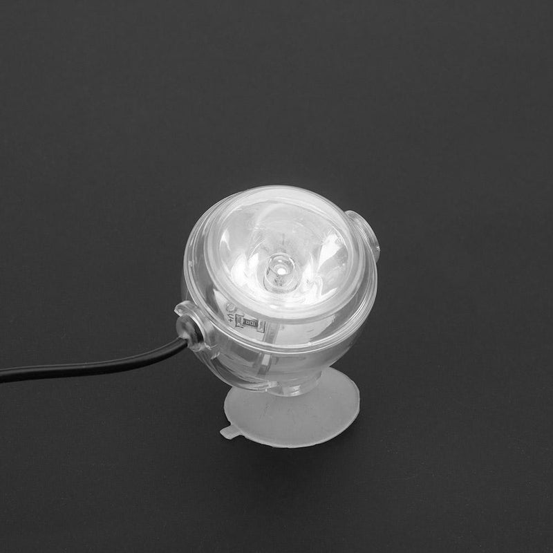 1W Mini Waterproof Aquarium LED Spotlight Fish Tank Submersible Lamp (White