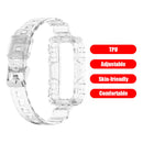 TPU Transparent Strap for HUAWEI HONOR Band 6 Soft Wristband Belt (White) Newly