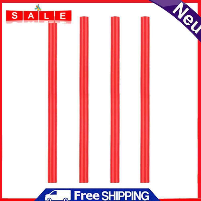 4x Outdoor Stove Furnace Pants Tube Sleeve Cover Camping Equipment (Red)