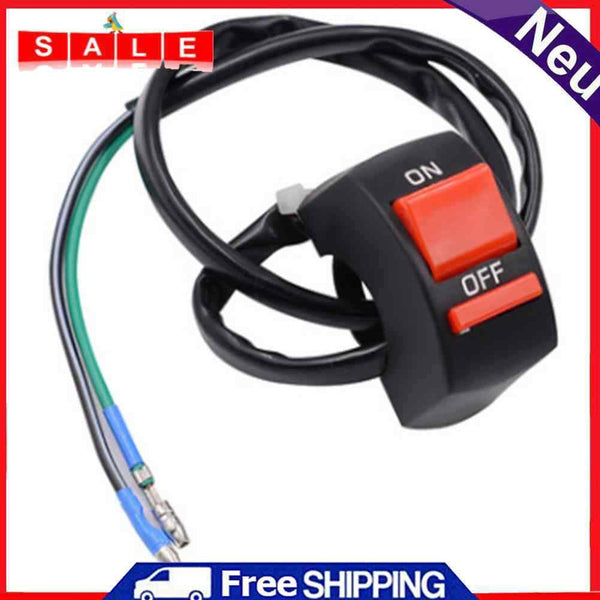 Universal 7/8 Motorcycle Handleable Switch On Off Button Kill Headlight Switch