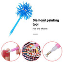 Diamond Painting Pen Round/Square Tip Point Drills Pens (Pink Hard Ball)
