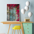Painting By Numbers DIY Pink Multiflora Room Wall Picture Hand Painted Handwork