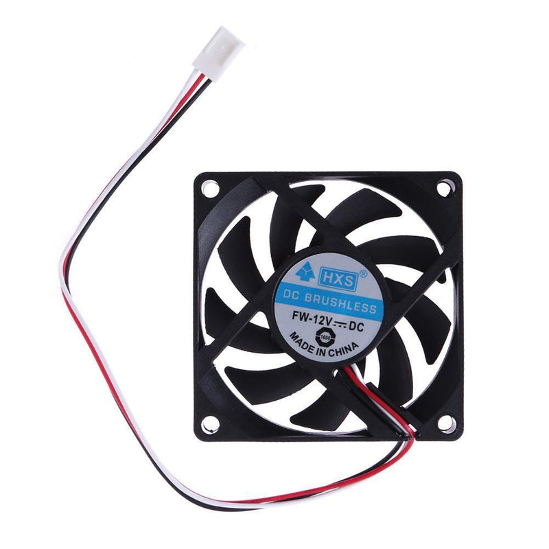 Portable Computer Case Cooler 12V 7cm 70mm PC CPU Cooling Cooler Fan Newly