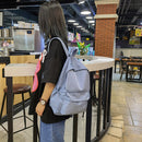 Fashion Women Large Capacity Handbags Preppy Style School Solid Color Backpack