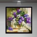 Flower 5D DIY Round Diamond Painting Embroidery Needlework Cross Stitch Set