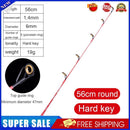 5pcs Fishing Rod Round Tip Short Section Fishing Tackle (56cm Hard Tone)