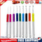 9pcs Double Color Plastic Handle Crochet Hooks Sweater Needles Set Crafts