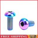 RISK 2pcs Bicycle Bottle Holder Bolt Bike Air Pump Fixed Screw (Multicolor) UK