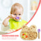 Baby Dining Plate Anti-fall Toddler Tableware Set Children Feeding Bowl Spoon