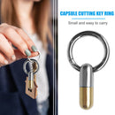 Outdoor Camping Hiking Tiny Cutting Tool Portable Capsule Cutter with Keychain