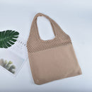 Retro Hollow Woven Shoulder Bags Women Knit Handbags Summer Beach Crochet Totes