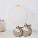 Needle craft Bamboo Round Loop Cross Stitch Frame Embroidery Hoop Sewing Tools