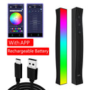 App Control Rhythm Light Bluetooth-Compatible Music Activate Lamp (Battery)