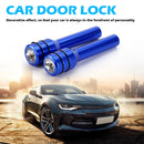 Bling Car Door Lock Knob Aluminum Door Lock Knob Pull Pin 2 Pack (Blue) Newly