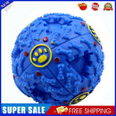 Dog Leaking Food Ball Colorful Strange Barking Pet Molar Puzzle Ball (Blue)