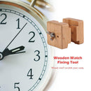 Wood Block Holder for Fixing Back Case Watchmaker Professional Watch Repair Tool