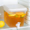 Cold Kettle Refrigerator with Faucet Lemonade Fruit Beverage Bottle (5L)