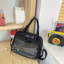 Fashion Handbags Cute Shoulder Bag Clear Schoolbag for College Student for Girls