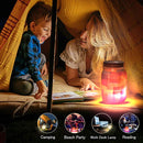 Outdoor Lantern LED Camping Light Tent Hanging Solar Powered Lamp (2pcs) Newly