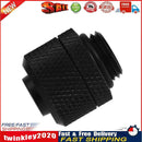 G1/4 External Thread for 9.5X12.7mm Soft Tube Computer Water Cooling Black Newly