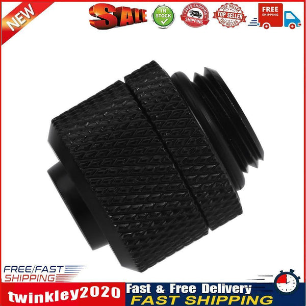 G1/4 External Thread for 9.5X12.7mm Soft Tube Computer Water Cooling Black Newly