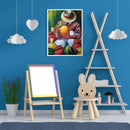 Making Ceramics Oil Paint By Numbers Kit DIY Handpainted on Canvas Wall Art