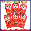Coated Paper Red Envelope Hongbao Money Packet for Best Wishes/Good Luck Kit