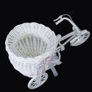 Flower Basket Rattan Vase Tricycle Bike Party Decoration Home Decor Big We hot.