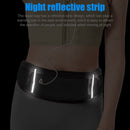 Hidden Mini Belt Bag Pack Splash Proof Unisex Sport Pouch Phone Bag (Black)