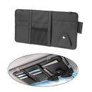Automobile Car Sun Visor Organizer Storage Bag Hanging Card Holder (Black)
