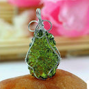 Energy Stone Necklace Pendant Torque Jewelry Moldavite Mineral Crystal A1P9