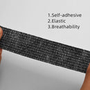2m Tattoo Grip Elastic Tapes Band Accessories Wraps Tapes Waterproof(Black)