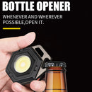 #A Mini LED Working Light Portable Pocket Flashlight USB Rechargeable Key Light