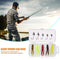 Sharp Blood Slot  Head Soft Lure+Fishing Hook with Barbed Hook Suit