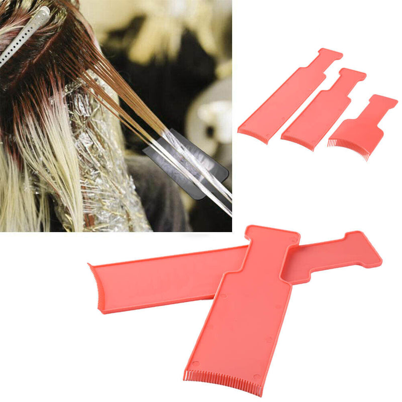 3pcs Hair Dyeing Applicator Hair Tint Board Highlighting Hairdressing Tool